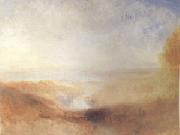 Joseph Mallord William Turner Landscape with Distant River and Bay (mk05) oil on canvas